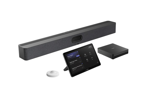 Kit Yealink MVC S50 com MeetingBar A50, MTouch Plus, mini-PC e sensor de presença